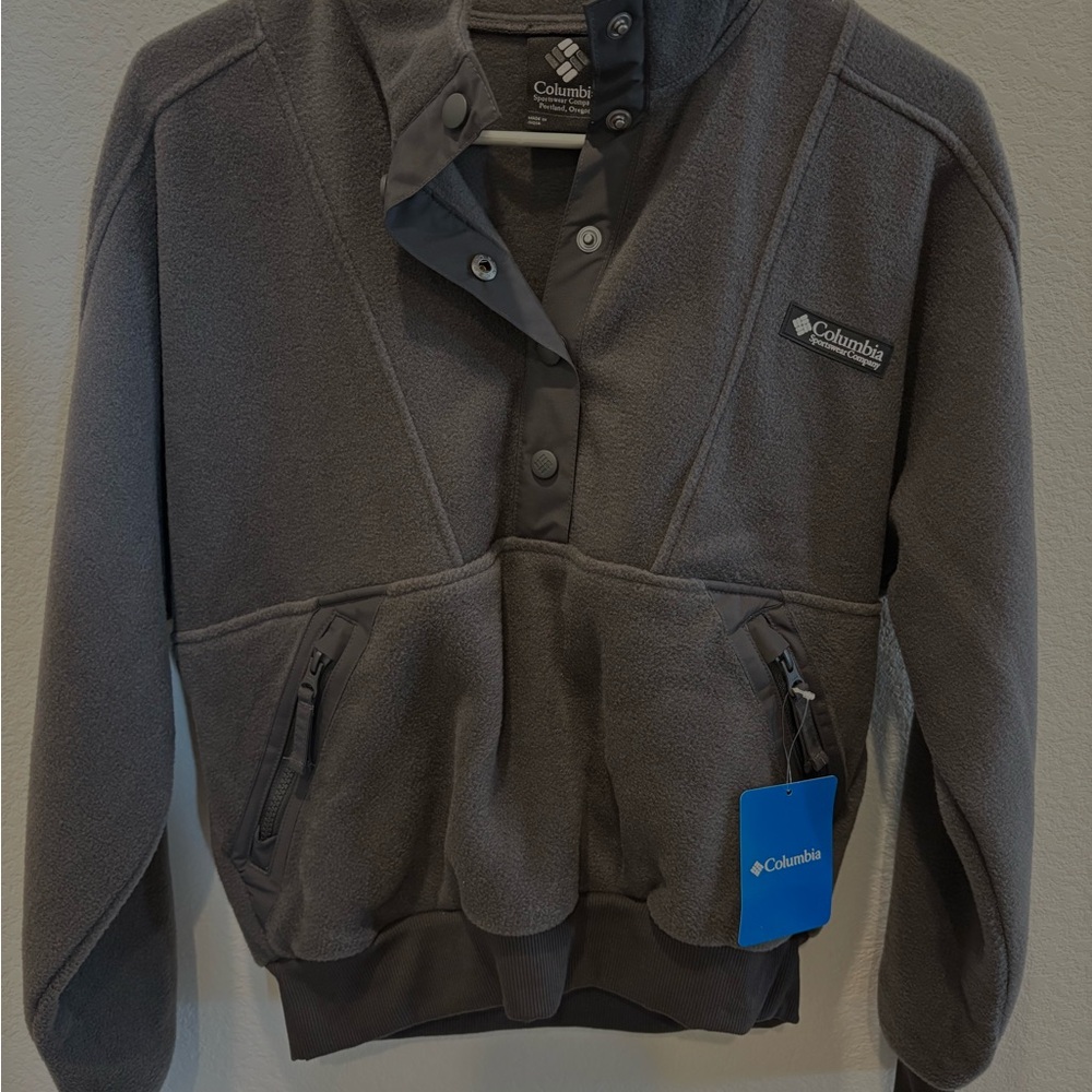 Columbia Wintertrainer Charcoal Fleece Pullover